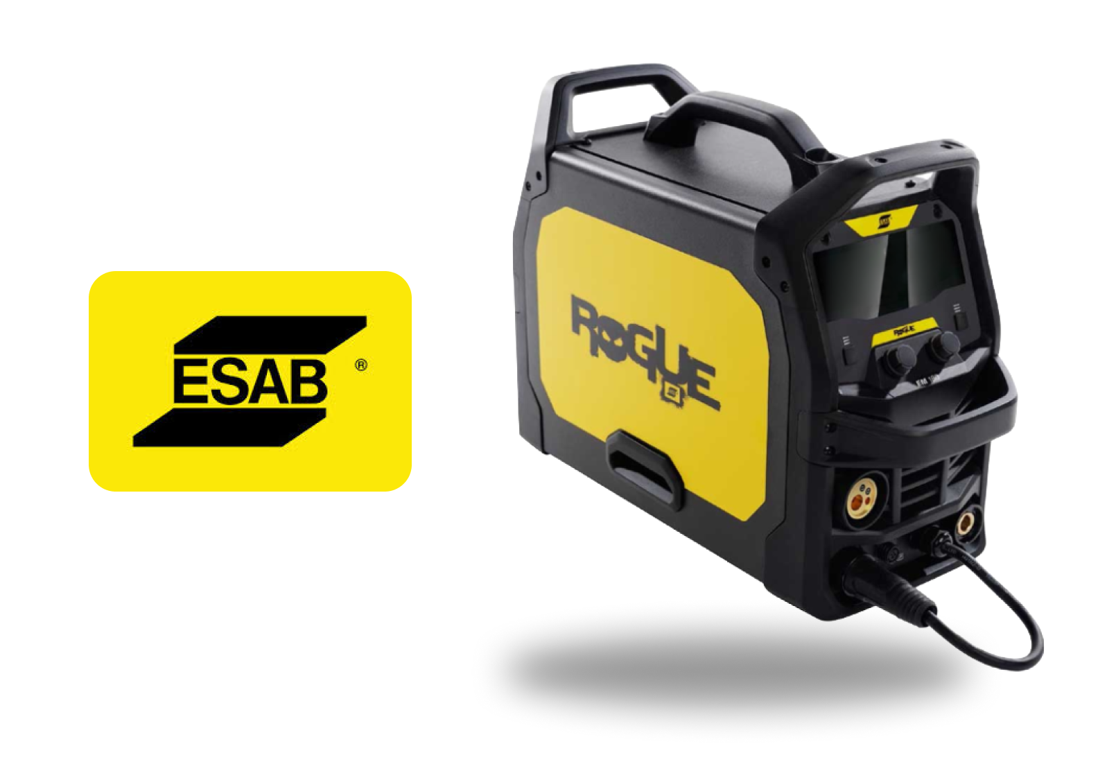 Spawarka ESAB Rogue i logo ESAB